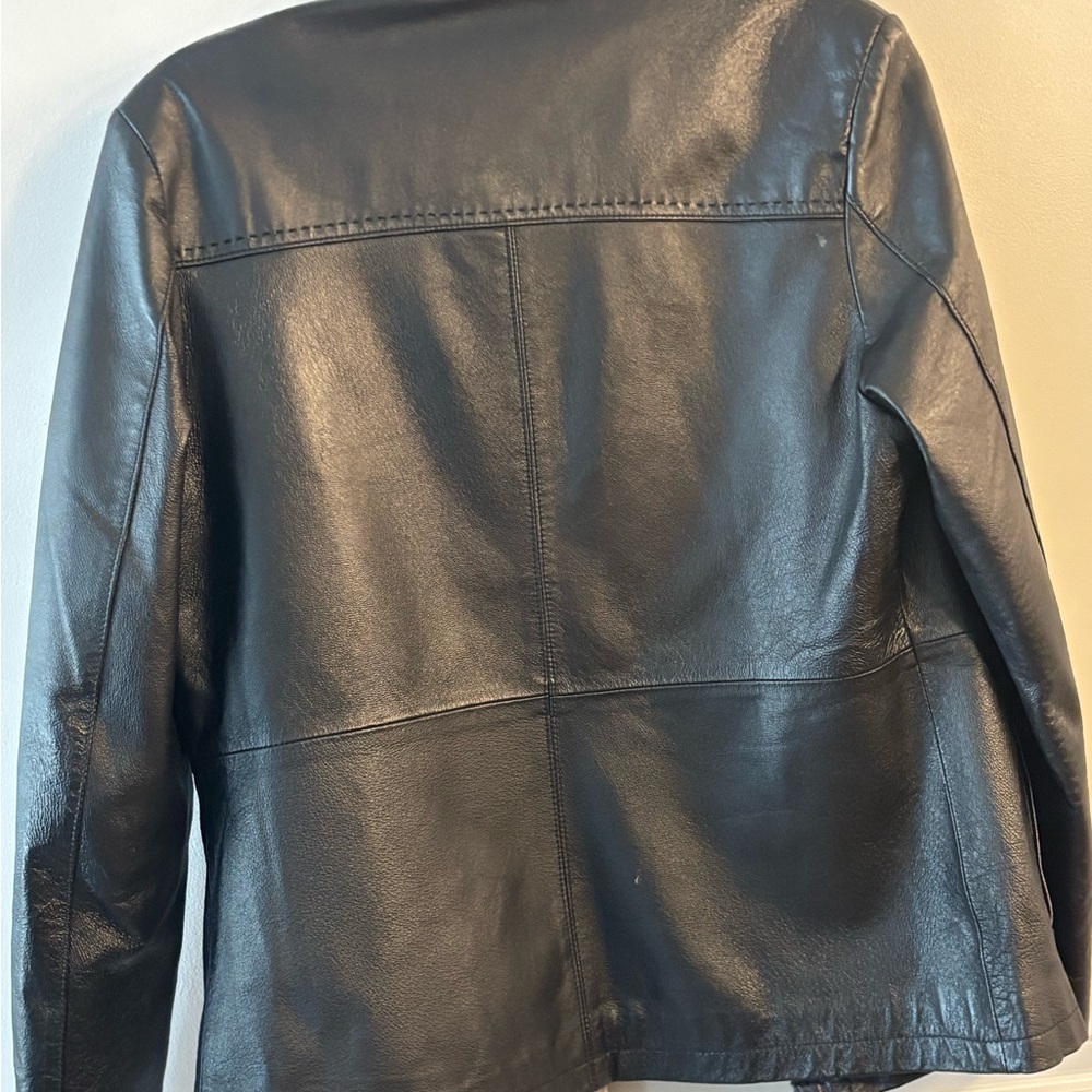 Marc Mattis Black Leather Women's Jacket